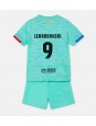 Otroški Nogometna dresi replika Barcelona Robert Lewandowski #9 Tretji 2023-24 Kratek rokav (+ hlače)